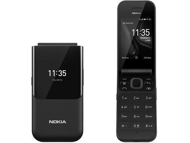Brand New Nokia 2720 Flip Unlocked 4GB - 4G Black (Unlocked
