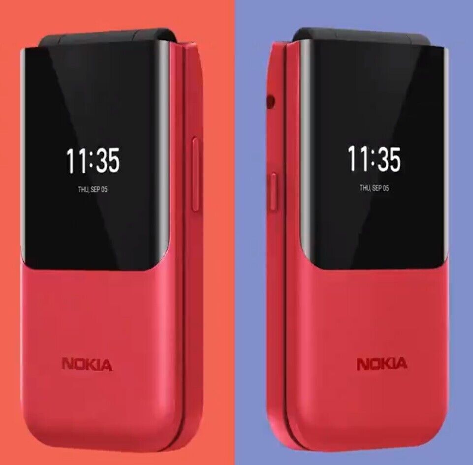 Brand New Nokia 2720 Flip Unlocked 4GB - 4G Black (Unlocked