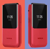 Brand New Nokia 2720 - 4GB - 2G Ocean Black /Red (Unlocked) (DUAL SIM) Formidable Wireless
