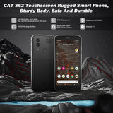 CAT S62 Rugged Android Smartphone 128GB Factory Unlocked 4G LTE GSM Black Refurbished Formidable Wireless