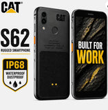CAT S62 Rugged Android Smartphone 128GB Factory Unlocked 4G LTE GSM Black Refurbished Formidable Wireless