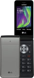 LG Exalt VN220 8GB Silver Unlocked Flip Phone – Renewed Formidable Wireless