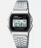 New Casio A159W Digital Classic Retro Stainless Steel Silver Watch Formidable Wireless