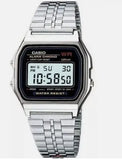 New Casio A159W Digital Classic Retro Stainless Steel Silver Watch Formidable Wireless