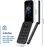 Nokia 2780 Flip TA-1420 Unlocked 4G LTE Flip Phone | Open Box Formidable Wireless