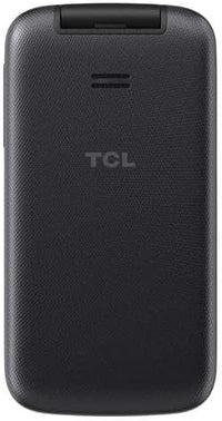 TCL 4058 Flip 2 8GB Factory Unlocked 4G LTE GSM Smart Flip Phone, Vlocano Black