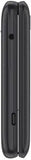 TCL 4058 Flip 2 8GB Factory Unlocked 4G LTE GSM Smart Flip Phone, Vlocano Black Formidable Wireless
