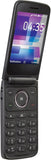 TCL Flip 3 T435S 16GB 4G LTE Flip Phone – Verizon & GSM Unlocked, Stone Gray (Renewed) Formidable Wireless