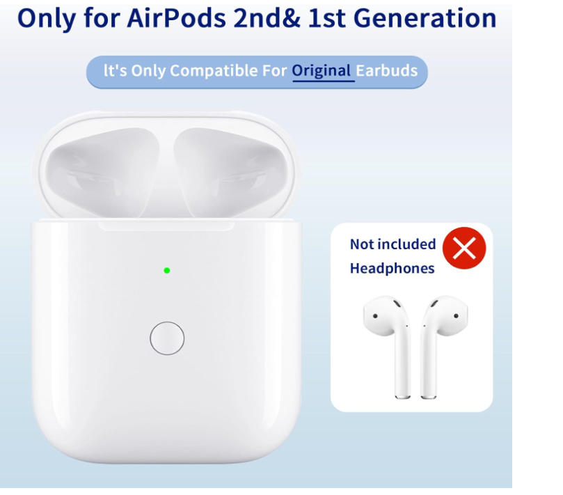 Apple AirPods 2nd Generation Replacement Charging Case Only  - Refurbished Formidable Wireless