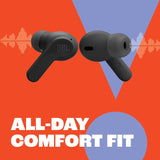 Refurbished (Excellent) - JBL Vibe Beam In-Ear Sound Isolating True Wireless Earbuds - Black Formidable Wireless