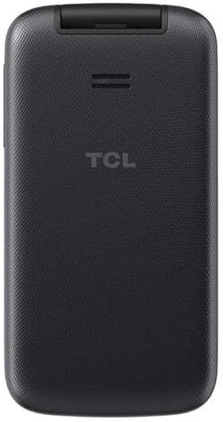 TCL Flip 2022 8GB LTE 4G Unlocked Flip Phone Black for Senior Easy Use - Refurbished Formidable Wireless
