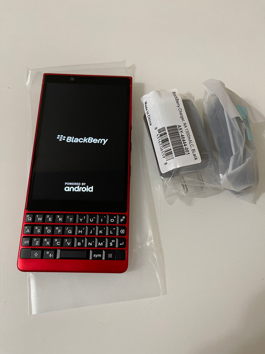 BlackBerry KEY2 128GB BBF100-2 Red Unlocked New Formidable Wireless