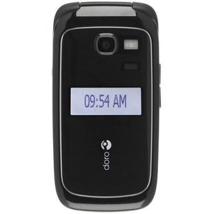 Elderly-Suitable Vintage Doro Phone Easy 618 Red Unlocked Flip Phone