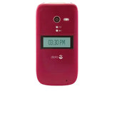 Doro PhoneEasy 626 Unlocked Flip Phone Refurbished Red Formidable Wireless