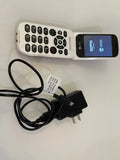 Doro Smarteasy 7050 In White /Burgundy Unlocked Flip Smartphone - Gently Used Formidable Wireless