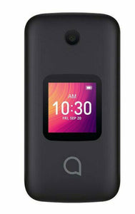 Brand New Alcatel Go Flip 3 Model 4052 Prime Black Unlocked Flip phone Formidable Wireless