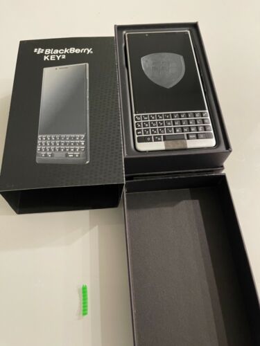 BlackBerry Key2 BBF100-6 128 GB Dual-SIM Unlocked Silver OPEN BOX Formidable Wireless