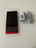 Red Edition BlackBerry KEY2 128GB Unlocked Smartphone - QWERTZ Keypad Formidable Wireless