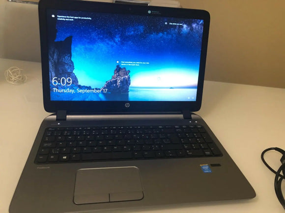 Refurbished HP ProBook 450 G2 15in. (500GB, Intel Core i5 5th Gen., 2.5GHz, 4GB) Laptop Formidable Wireless