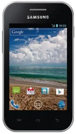 Samsung Galaxy Discover SGH-S730M 4GB Black Unlocked Smartphone (Refurbished) -