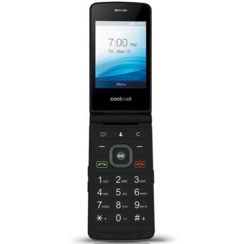 Coolpad Snap  32GB Black (Unlocked) Flip phone New Formidable Wireless