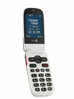 Doro PhoneEasy 626 Unlocked Flip Phone Refurbished Red