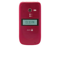 Refurbished Doro PhoneEasy 626 Unlocked Red /burgundy Flip phone Formidable Wireless