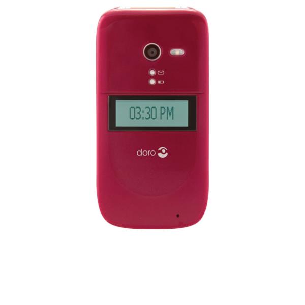 Refurbished Doro PhoneEasy 626 Unlocked Red /burgundy Flip phone Formidable Wireless