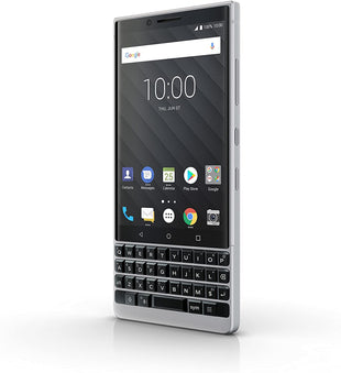 BlackBerry KEY2 128GB Unlocked Silver Edition BBF100-1 OPEN BOX Formidable Wireless