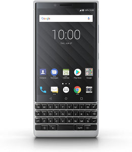 BlackBerry KEY2 128GB Unlocked Silver BBF100-6 Dual SIM OPEN BOX Formidable Wireless